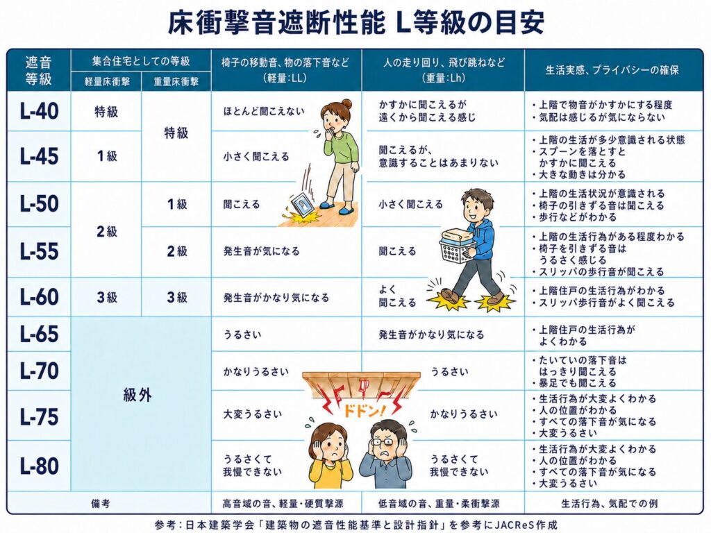 JACReSL値の目安